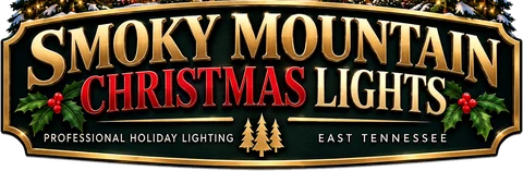 Smoky Mountain Christmas Lights home